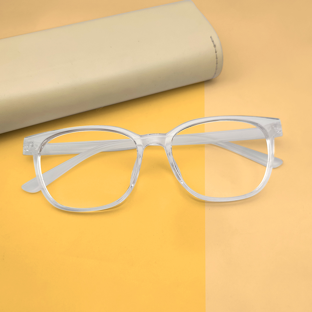 Water Transparent Fiber and Metal Eyeglass