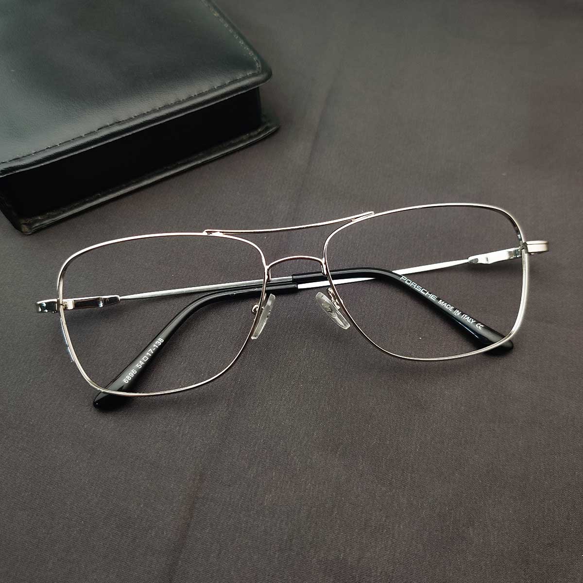 Silver Color Oval Shape Eyeglasses
