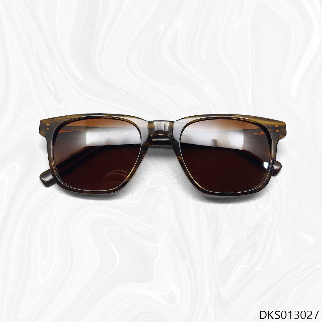 Olive Transparent Color Fashionable Sunglass