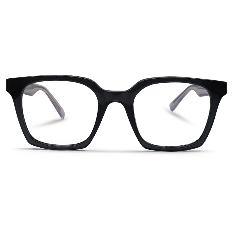 Bold Black Unique Eyeglass