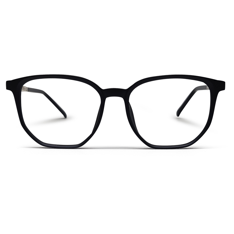 Black and Transparent Color Eyewear