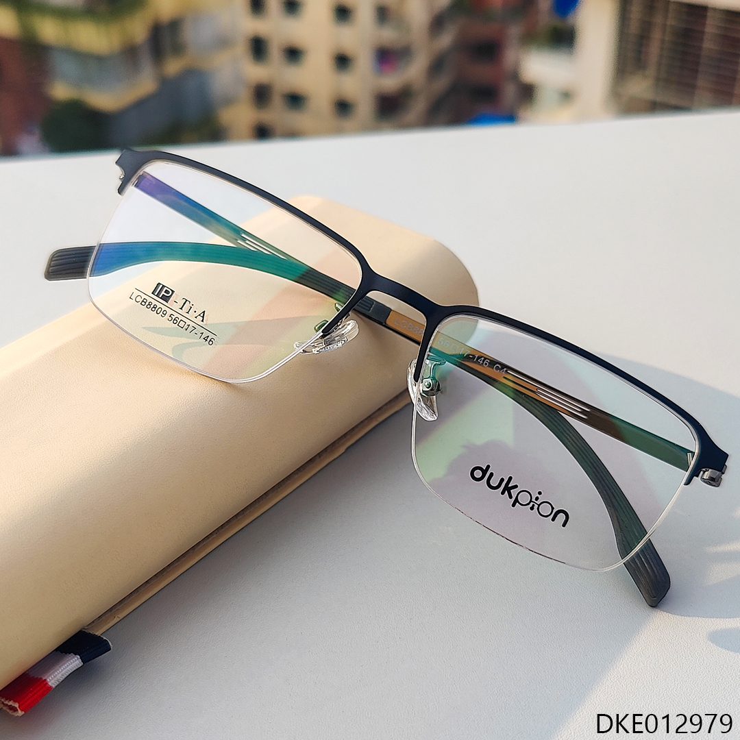 New Arrived Dukpion Half-rim Eyeglass