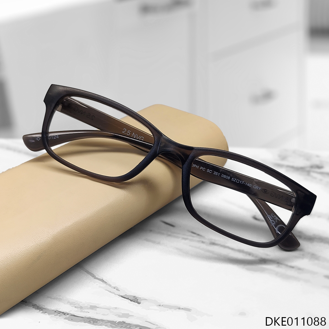 Classic Shape Light-weight Fiber Eyeglasses