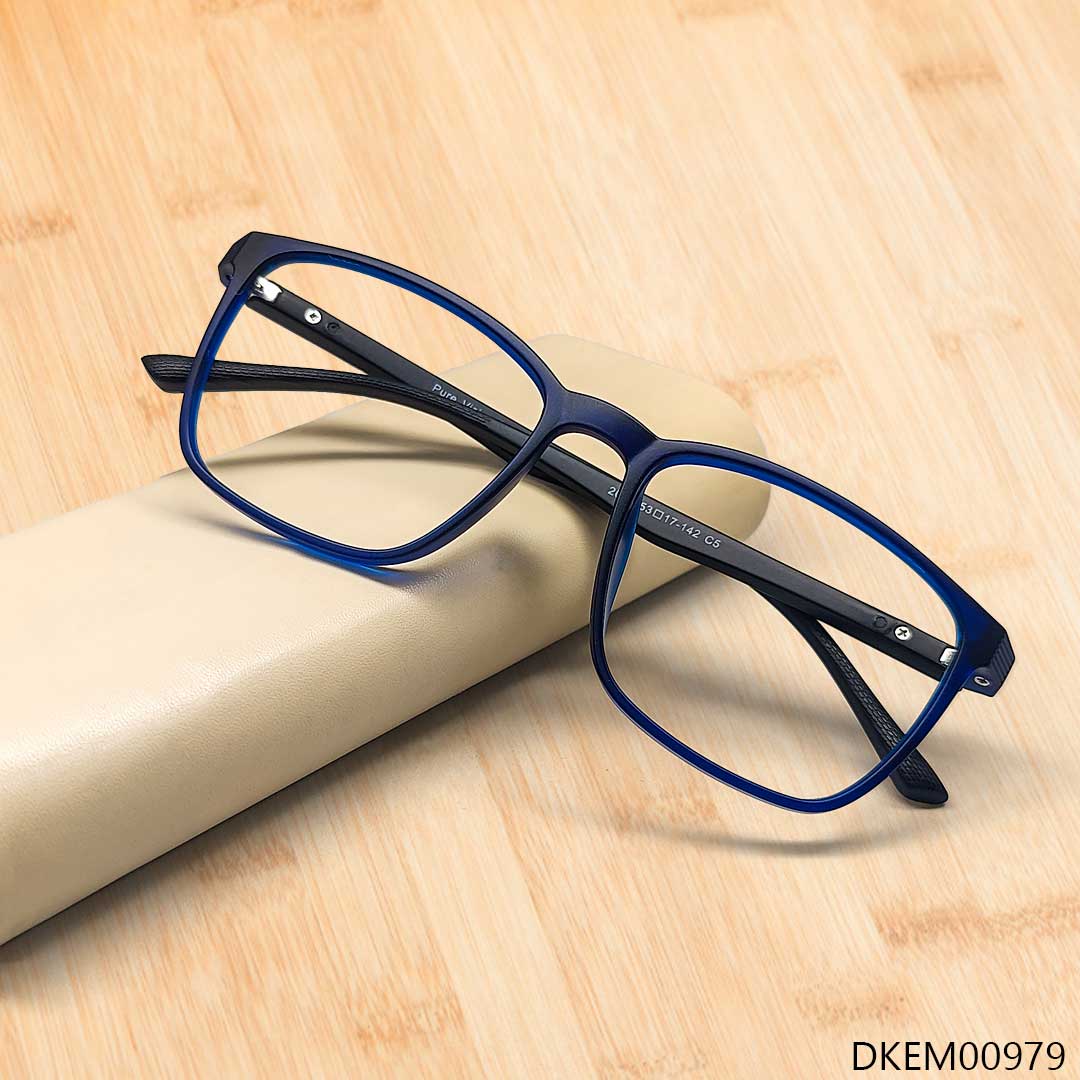 Blue Color Light Weight Flexible Eyeglass