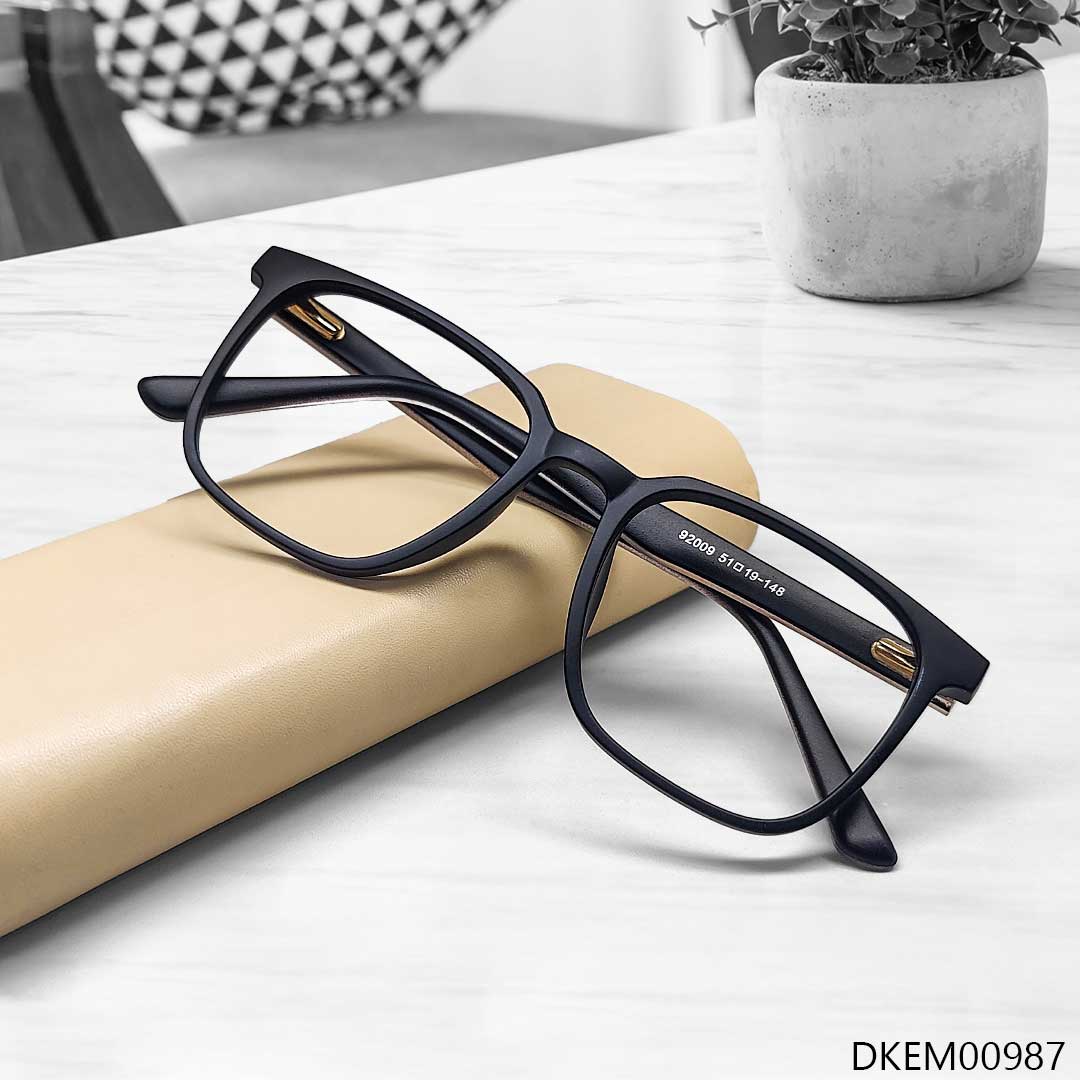 New Arrived High Quality Fiber & Metal Mixed Eyeglass