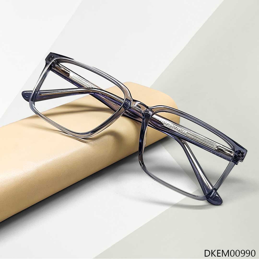 New Transparent Color Square Eyeglasses