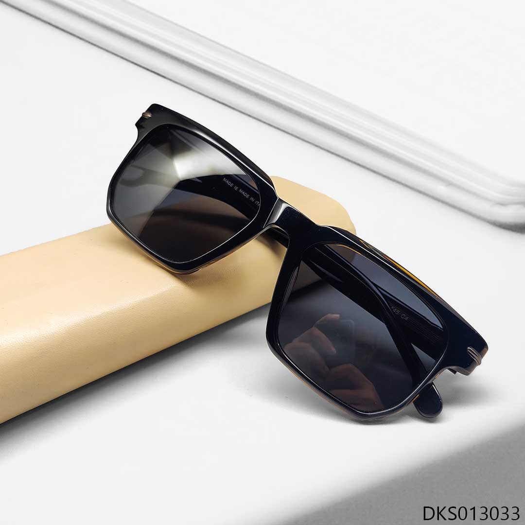 Olive Transparent Color Branded Sunglass