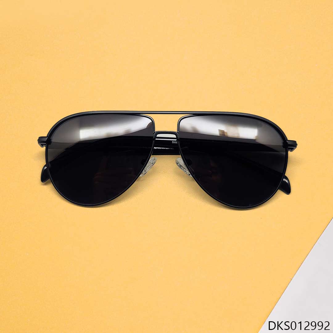 Double Bridge Aviator Shape Stylish Sunglass