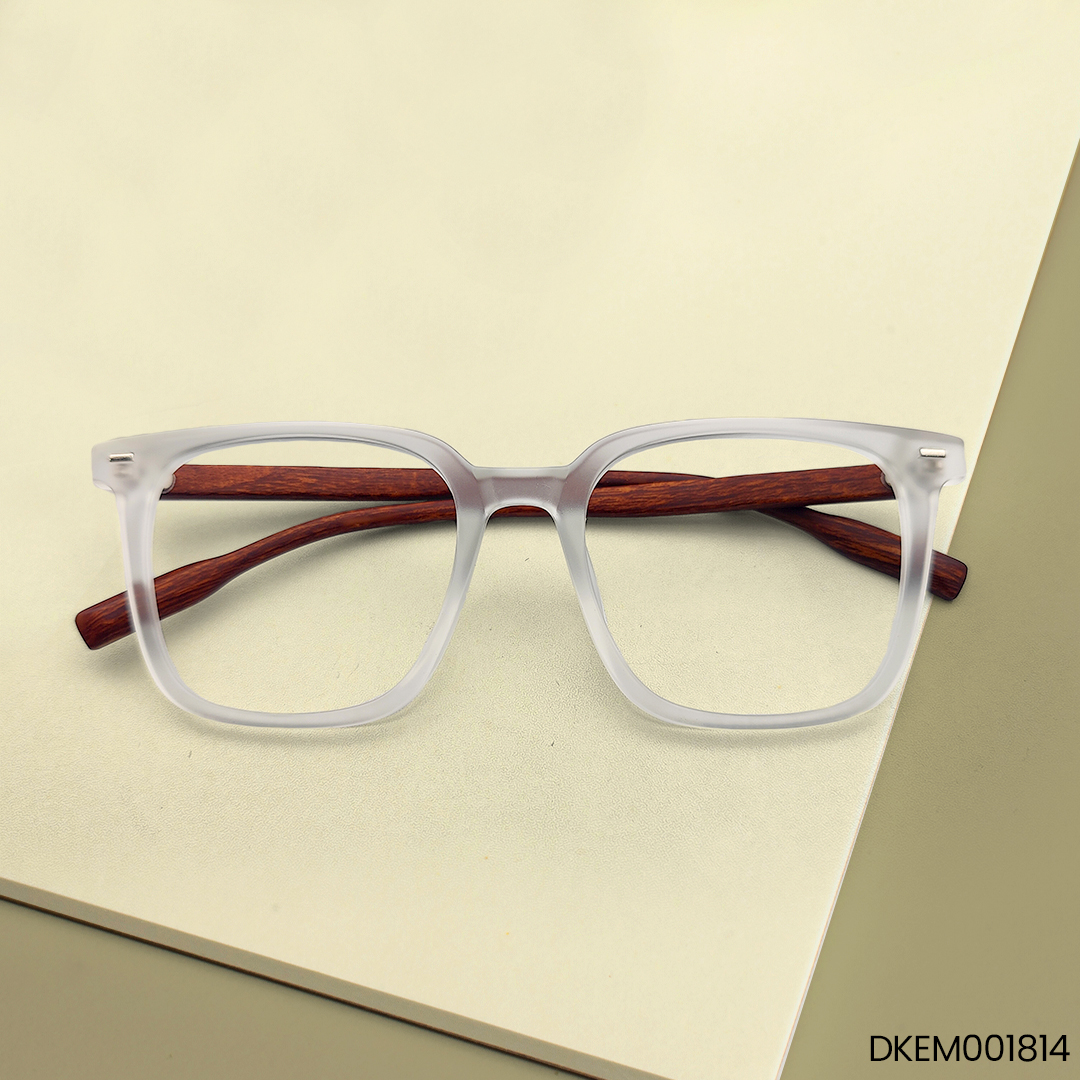 2026 New Transparent Wooden Eyeglasses