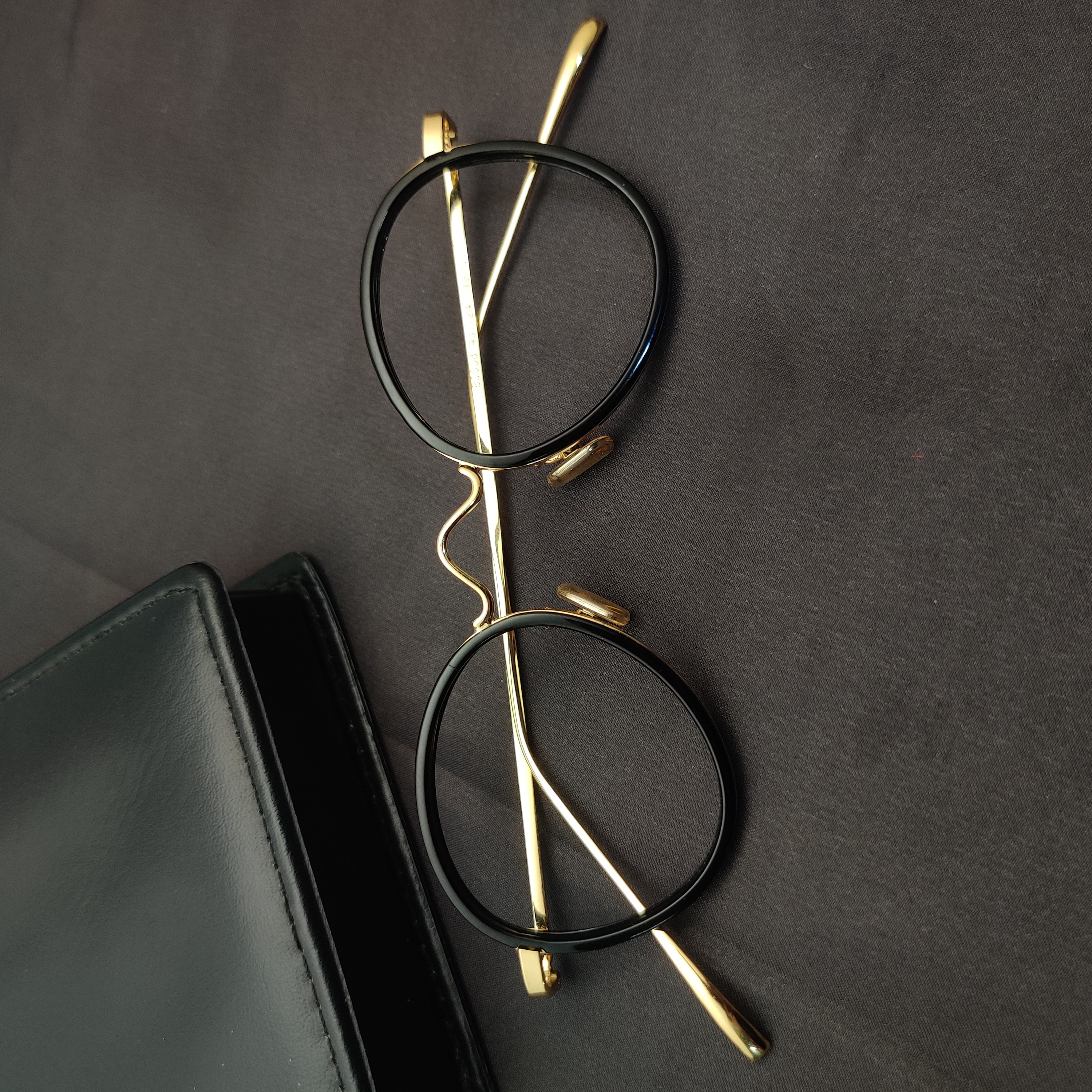 Vintage Round Metal Eyeglasses Frame