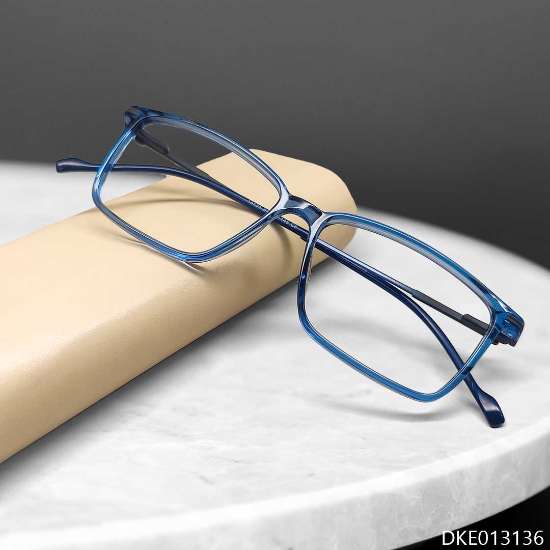 Blue Transparent Color Durable Eyeglass