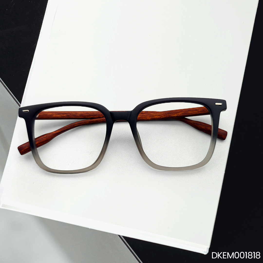 Black & Transparent Mixed Elegant Wooden Glasses 2026