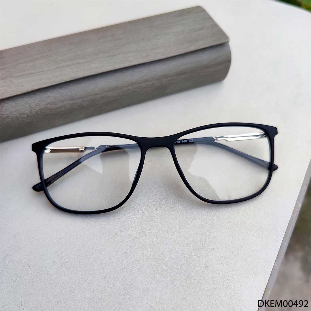 Light Weight Black Matte Eyeglasses