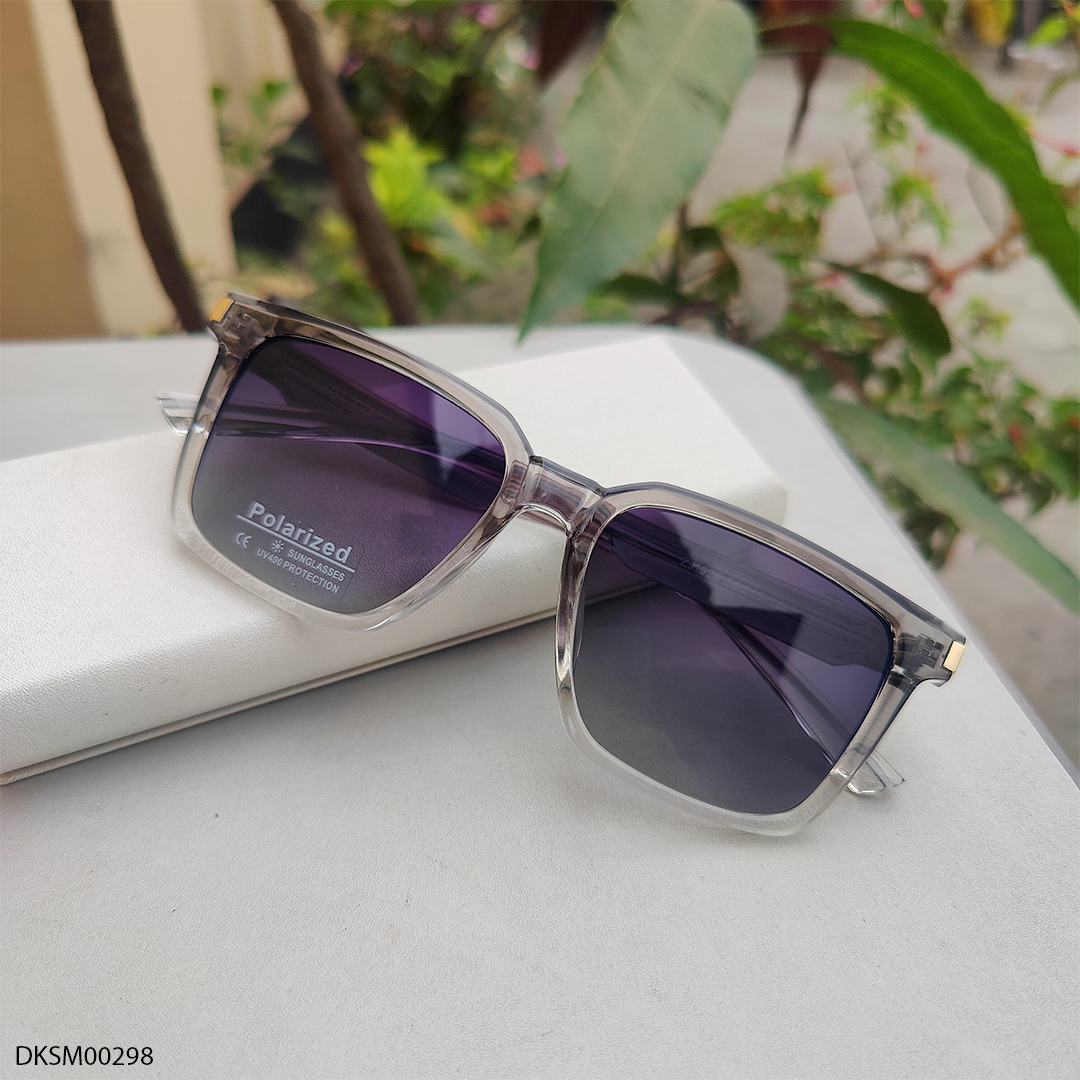 Transparent Color Polarized Sunglass