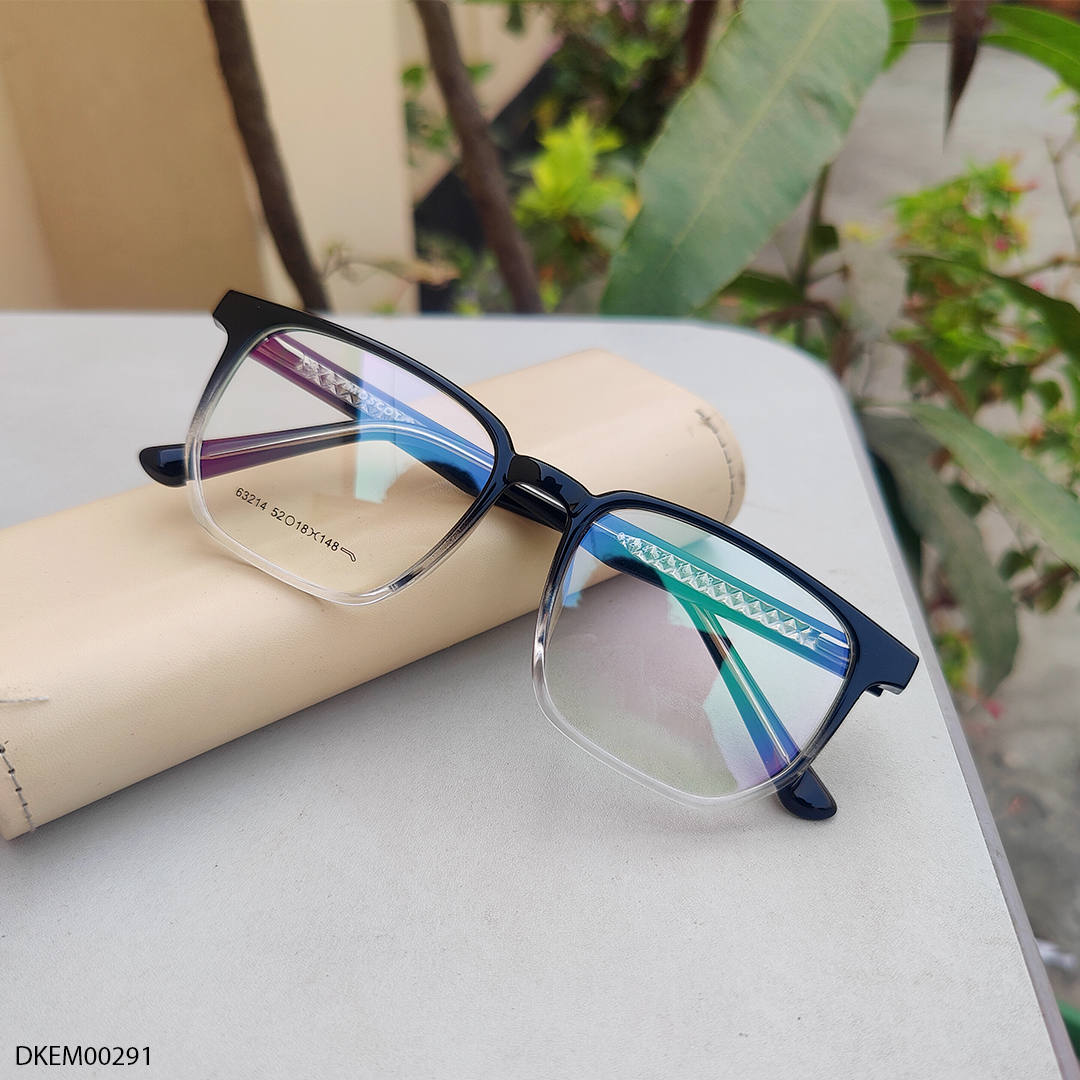 Mixed Transparent Color Stylish Eyeglass