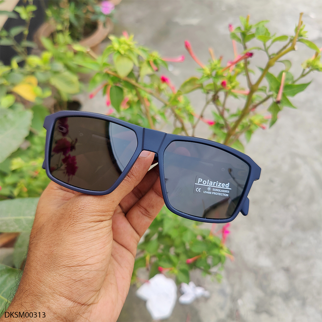 Blue Color Stylish Polarized Sunglass