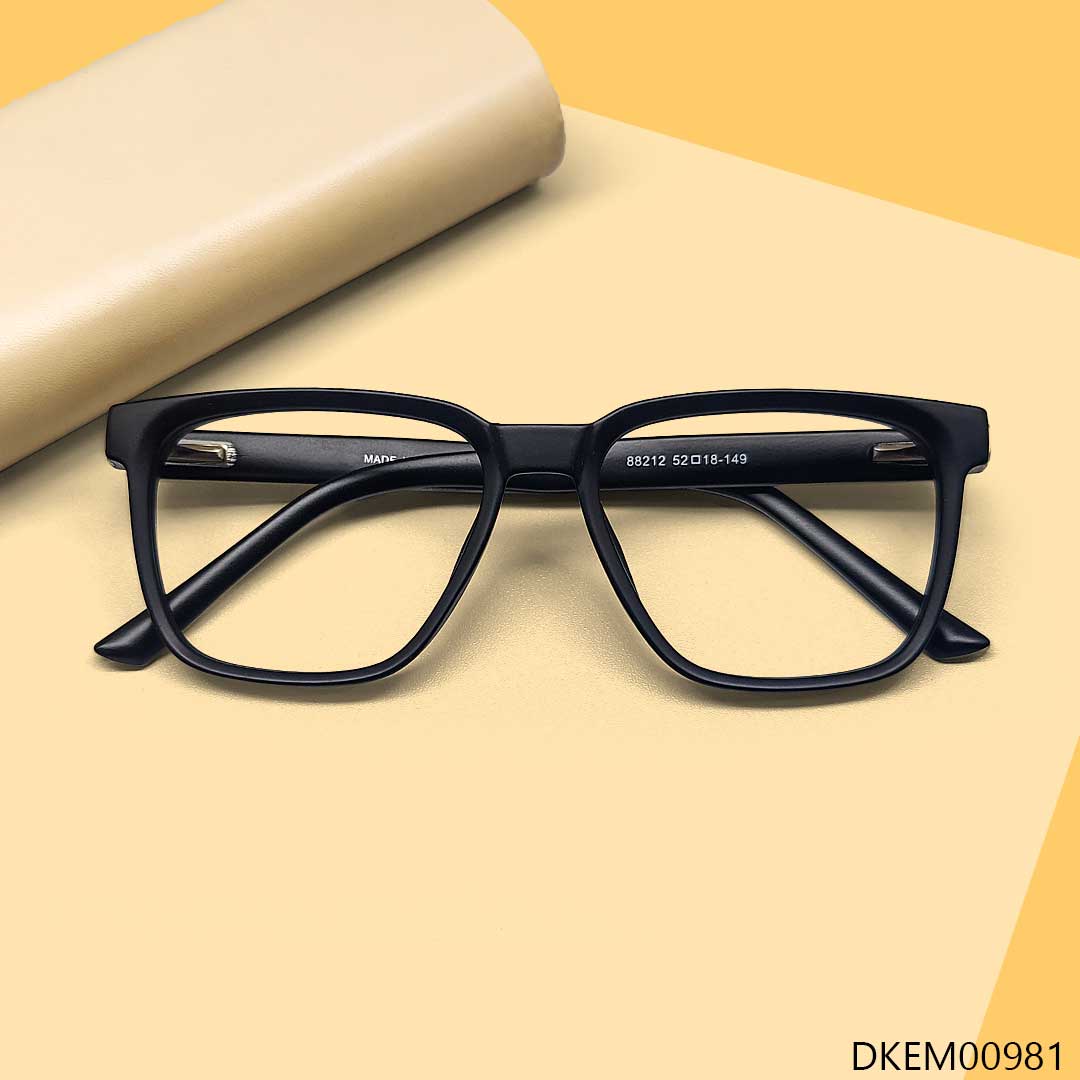 New Black Color Square Shape Eyeglasses