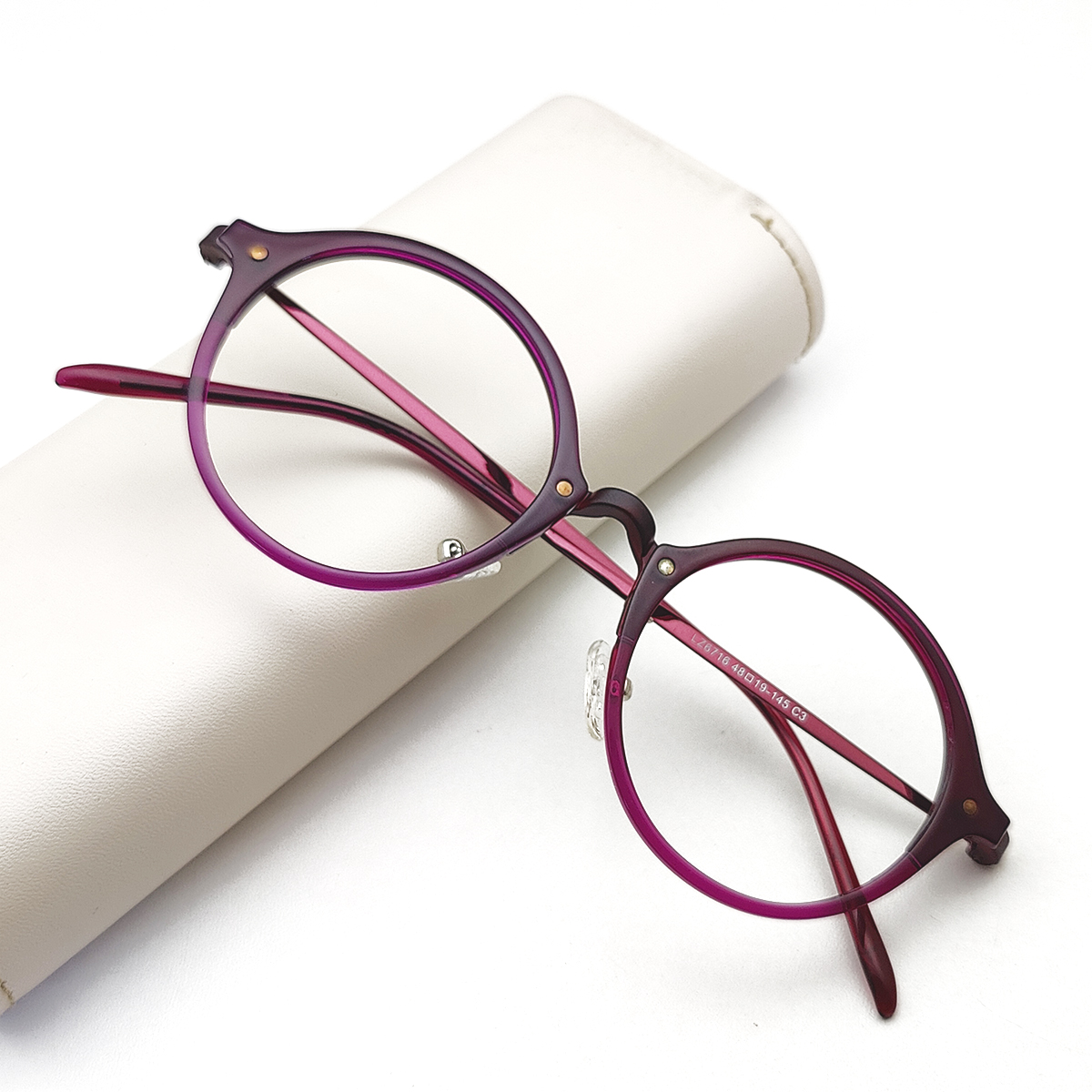 Purple Color Stylish Eyeglasses