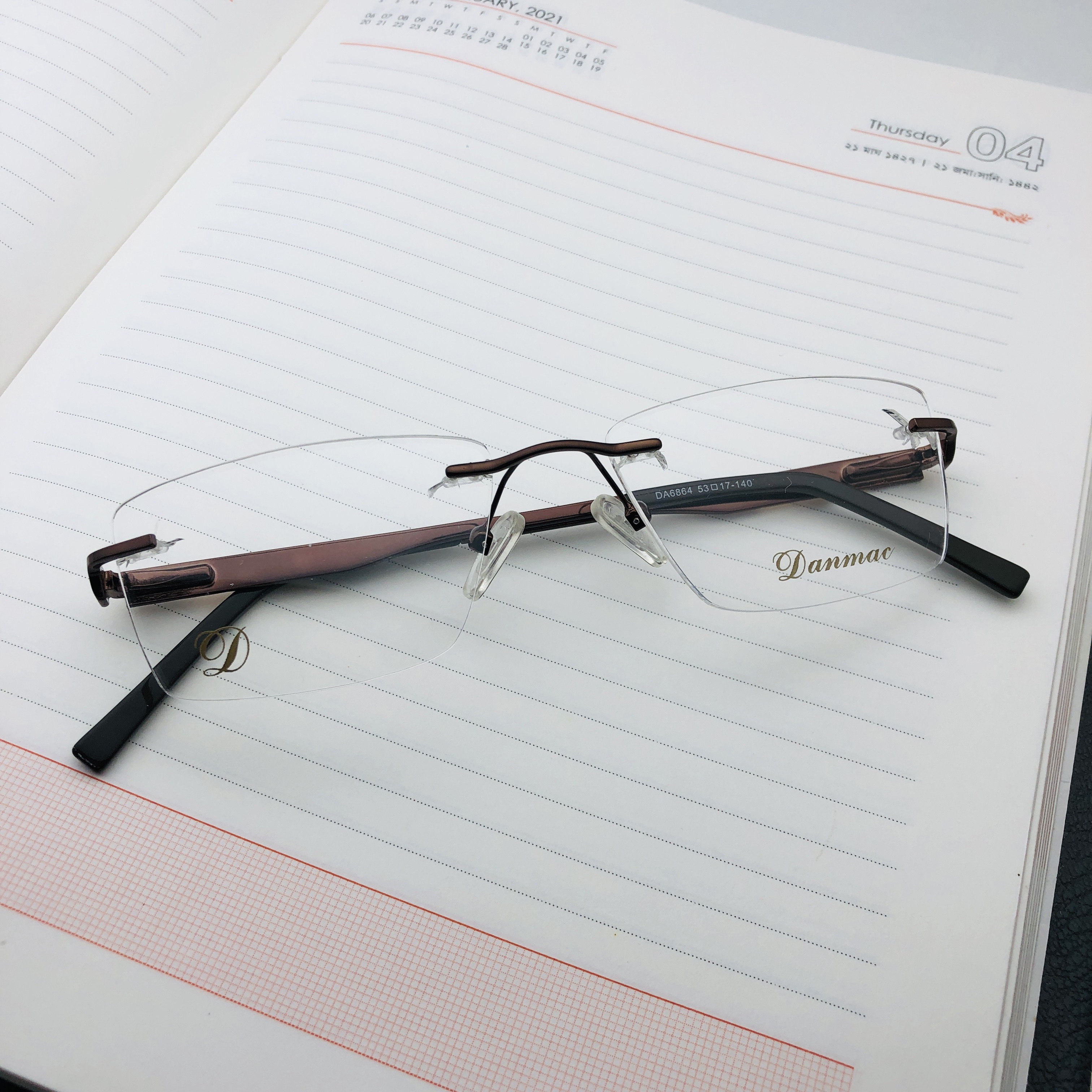 Smart Trendy Rimless Eyeglasses