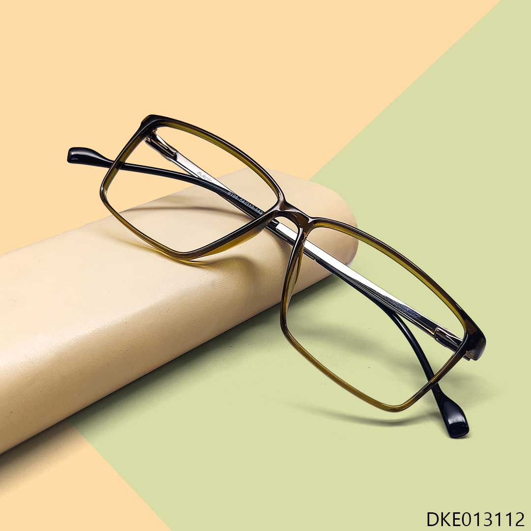 Olive Transparent and Flexible Eyewear
