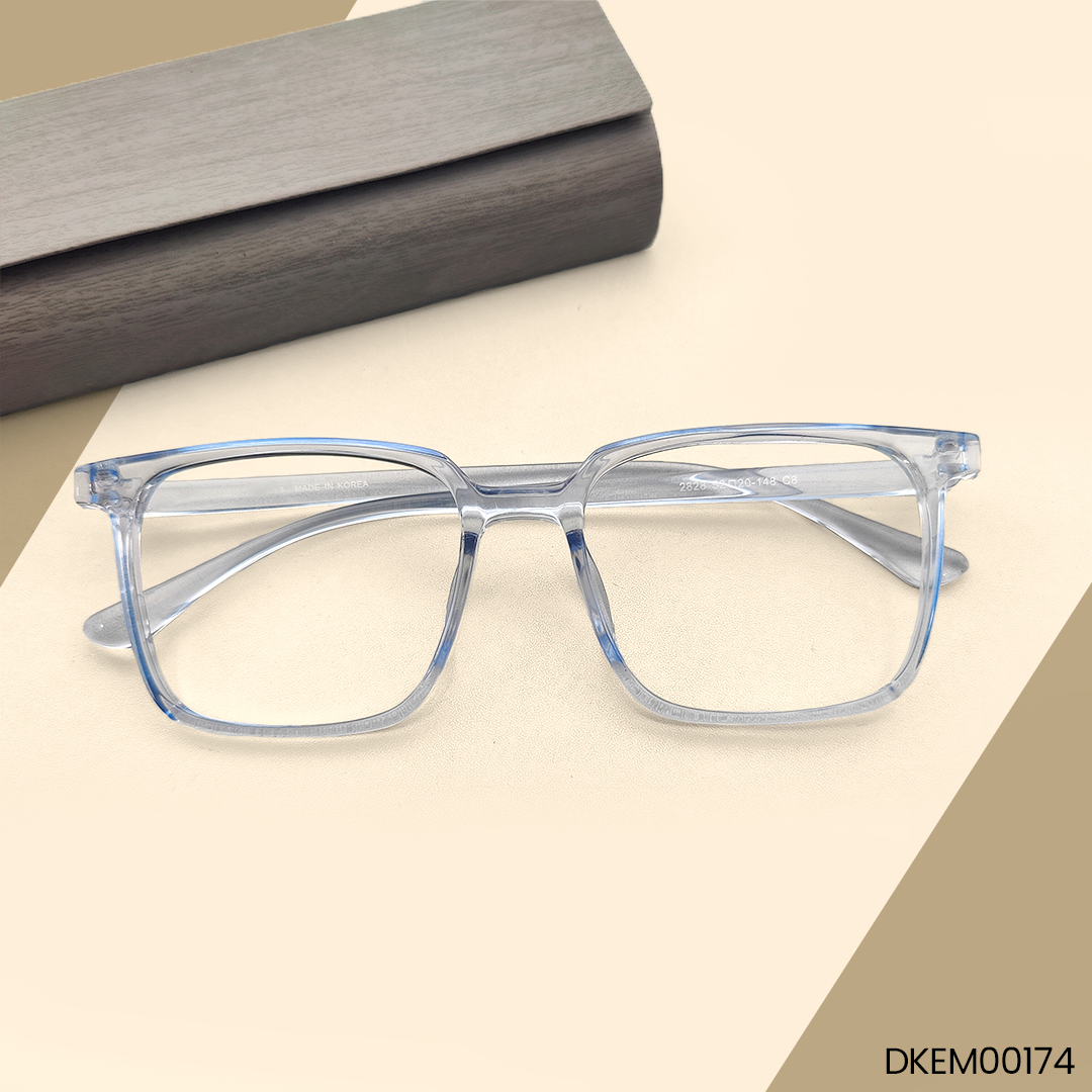 Square Shape Transparent Color Eyeglass