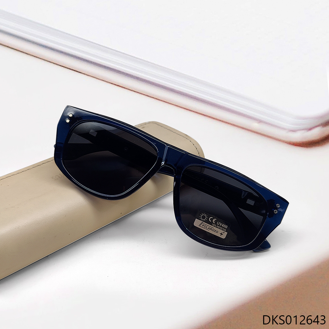 Blue Transparent Color Unisex Sunglass
