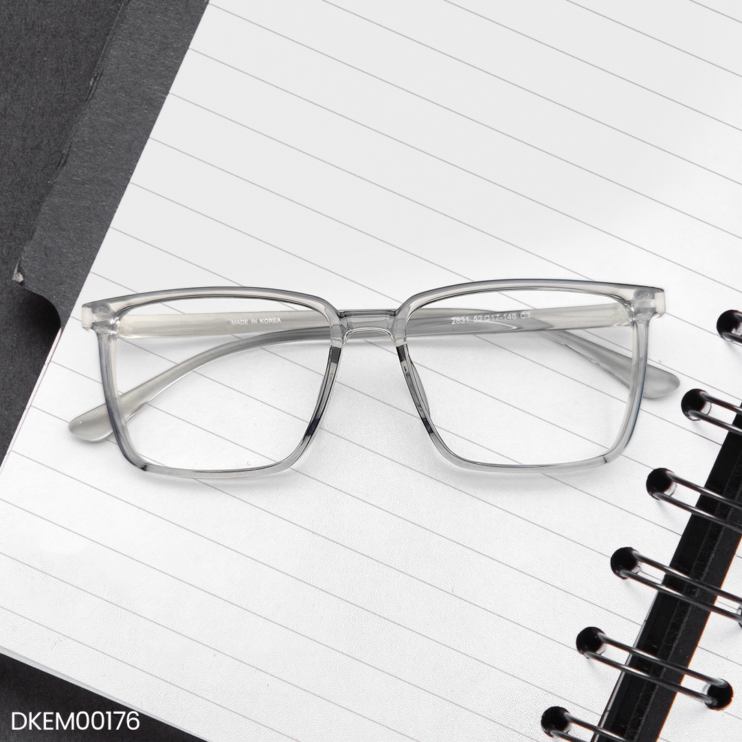 Light Weight Transparent Square Eyeglasses