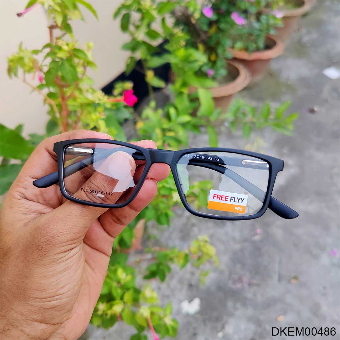 Black Color Spring Hinge Durable Eyeglasses