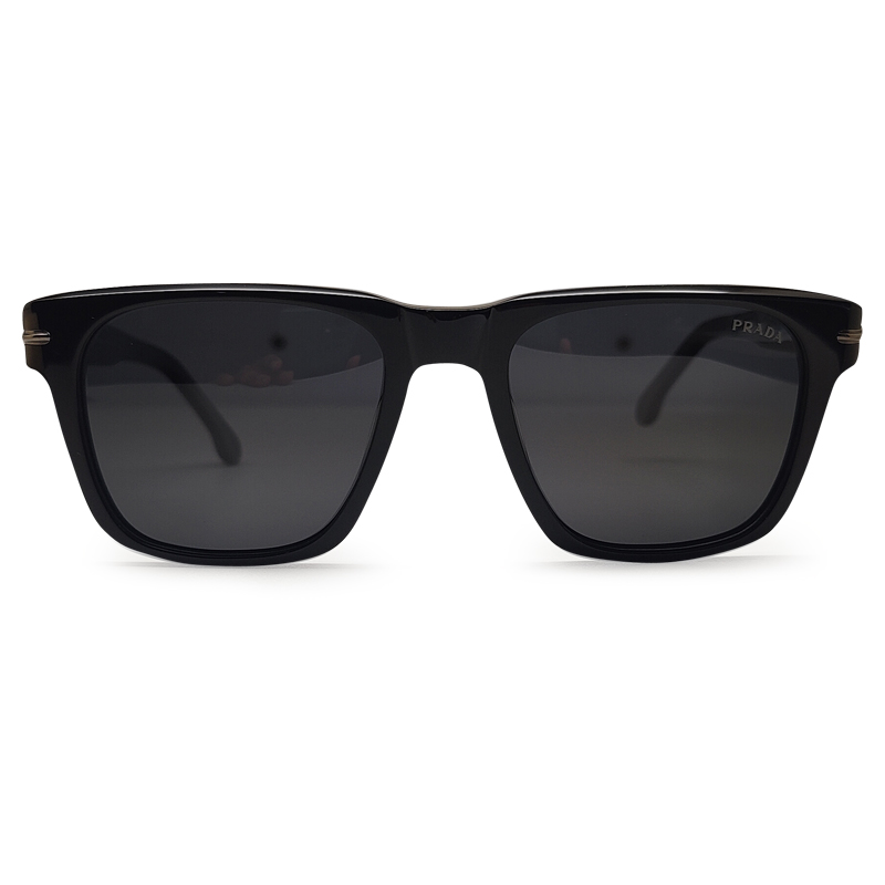 Glossy Black Color Branded Sunglass