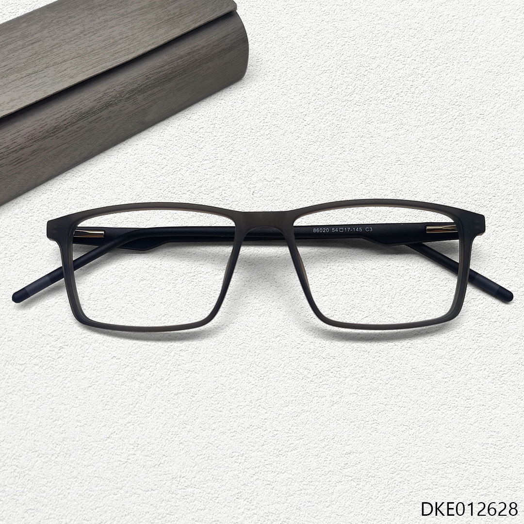 Rectangle Shape Ash Color Eyeglasses