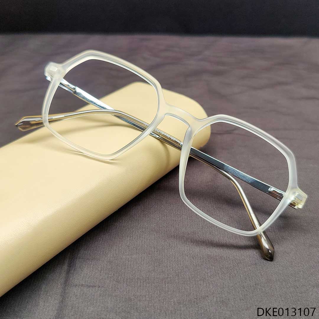 High Quality Fiber and Metal Transparent Eyeglass