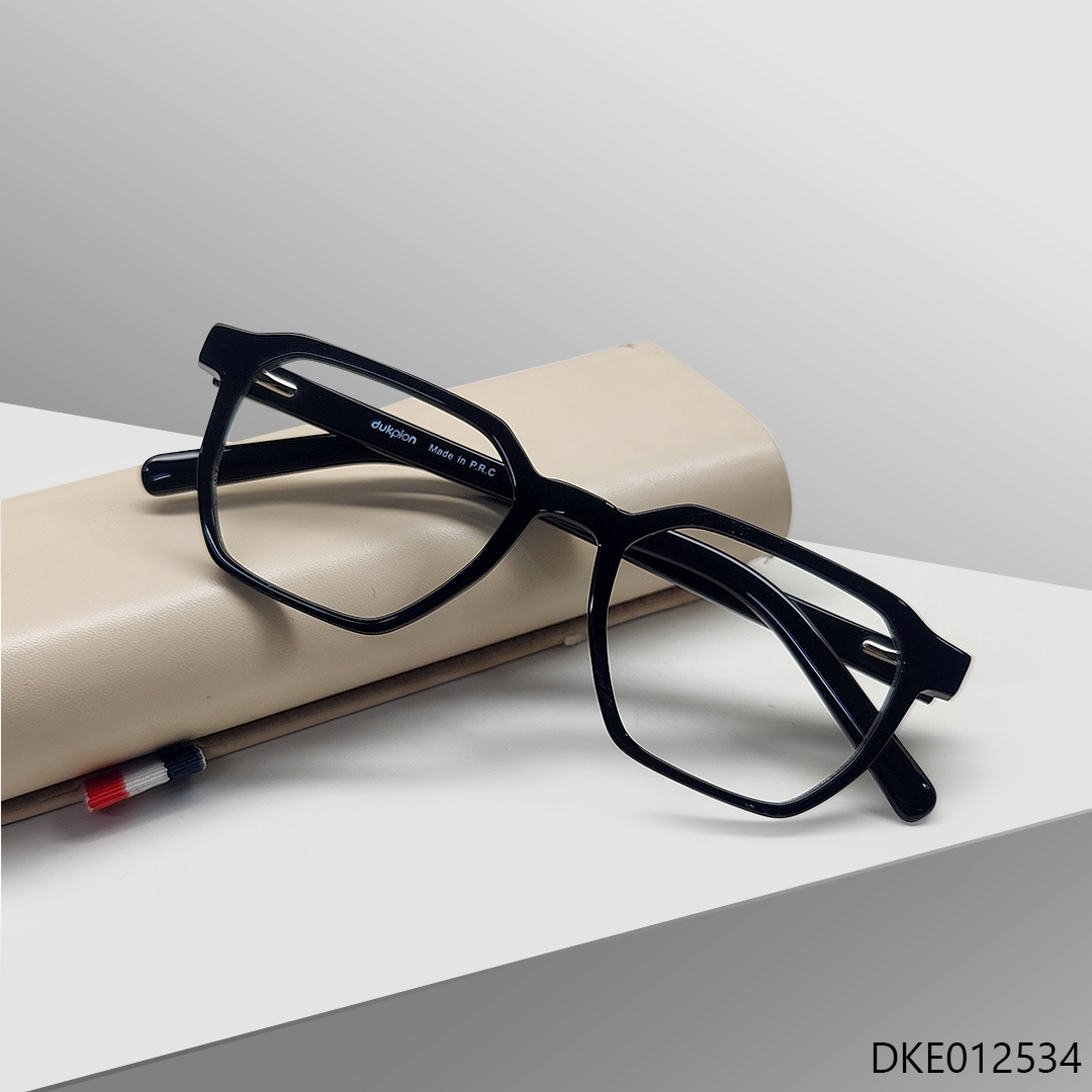 New Arrived Glossy Black Premium Eyeglasses