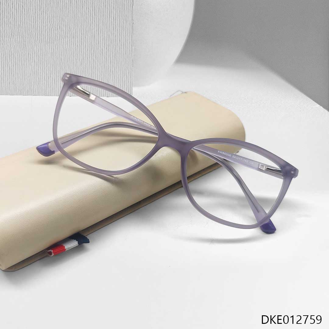 Purple Transparent Color Elegent Eyewear