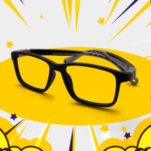 Black Color Flexible & Comfortable Baby Eyeglasses