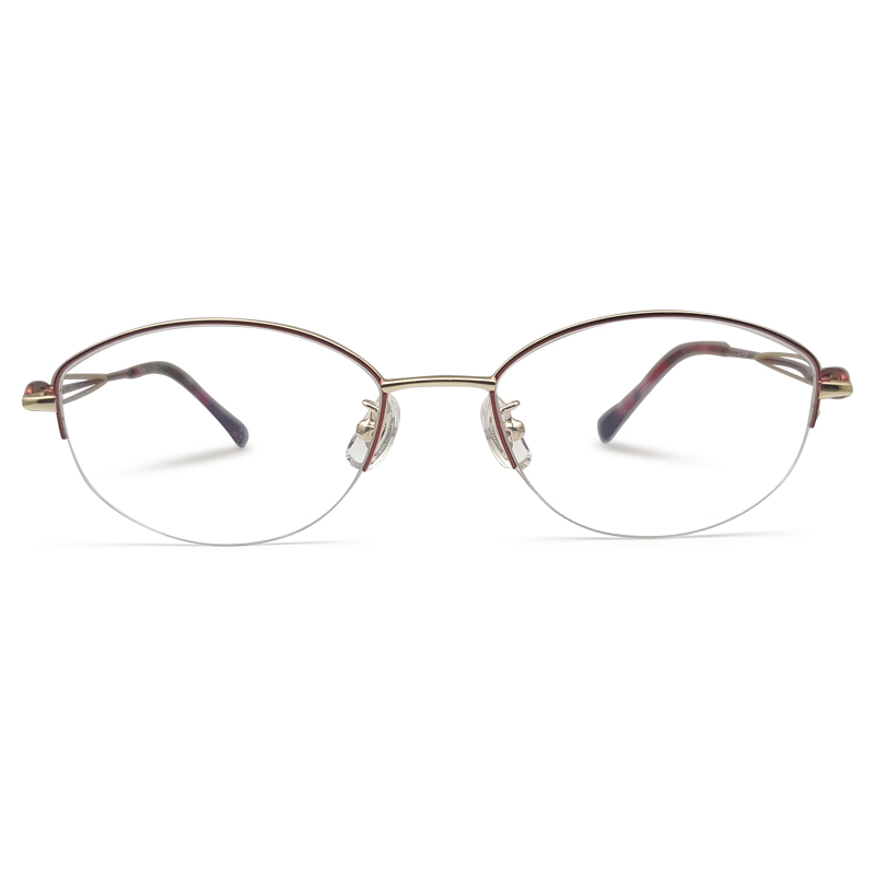 Premium Quality Oval Shape Metal Eyeglasses Frame