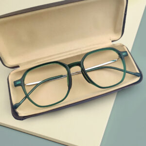 New Arrived Unique Design Green Colour Eyeglasses Frame