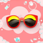 Red & White Mixed Baby Sunglasses