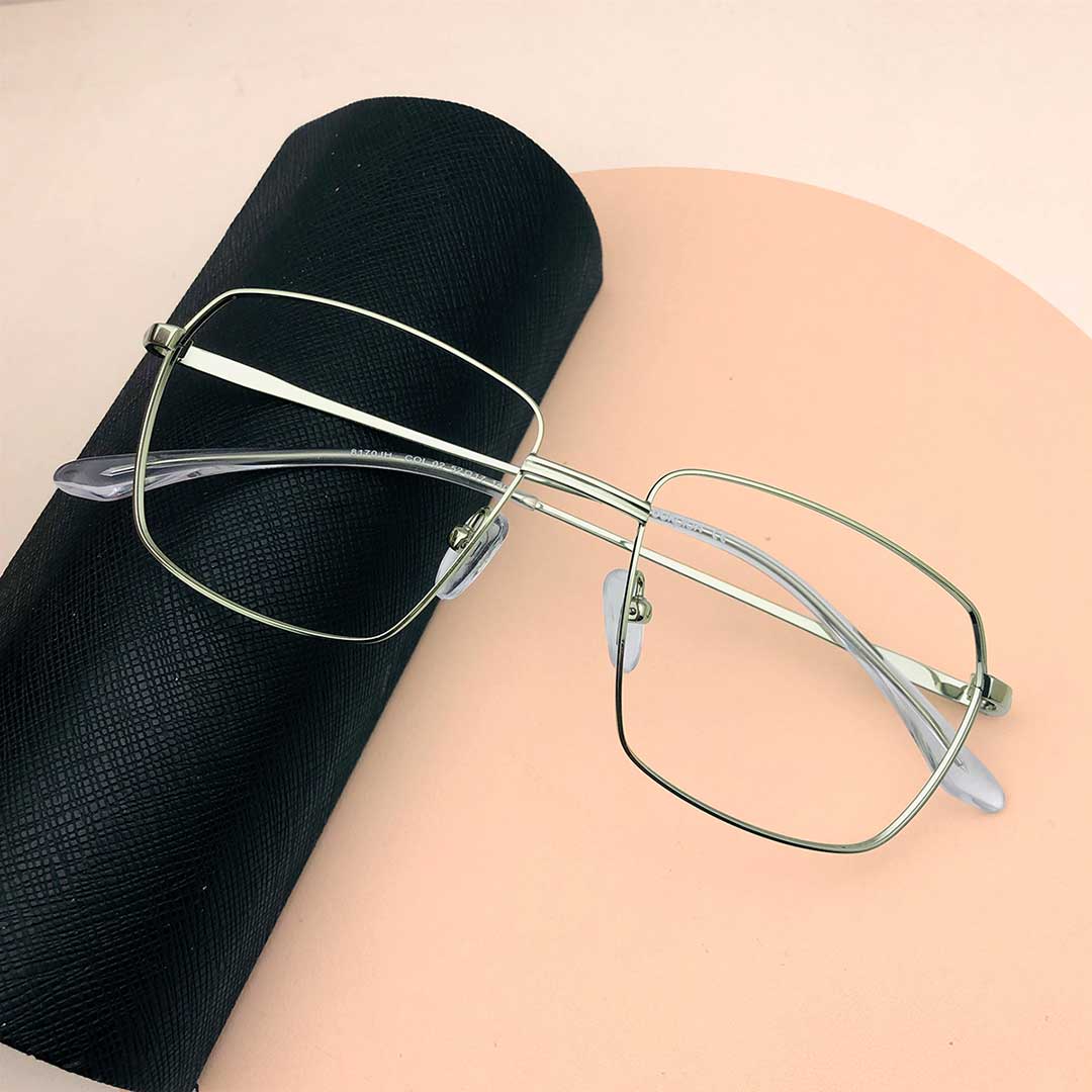 Metal Material Stylish Men's Eyeglasses