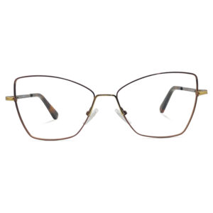 Cate Eye Metal Material Eyeglasses