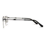 Silver Colour Half Frame Eyeglass