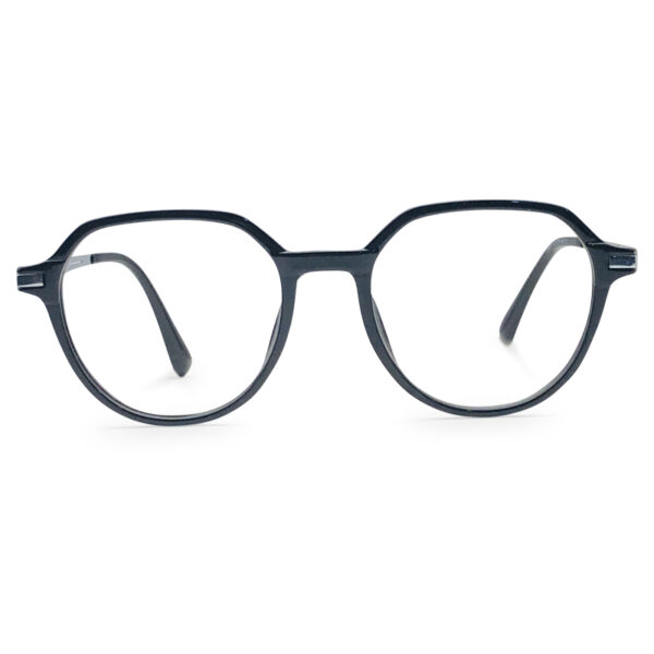 New Black Semi Round Eyeglasses