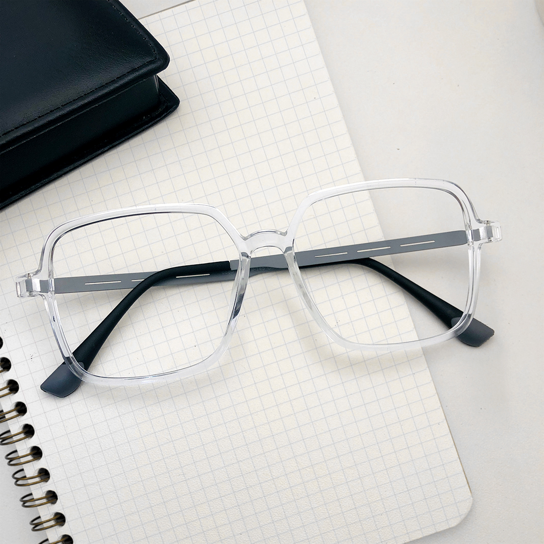 Transparent Square Men's Frame
