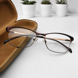Brown Color Cat Eye Eyeglasses