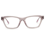 Pink Transparent Color Eyeglasses