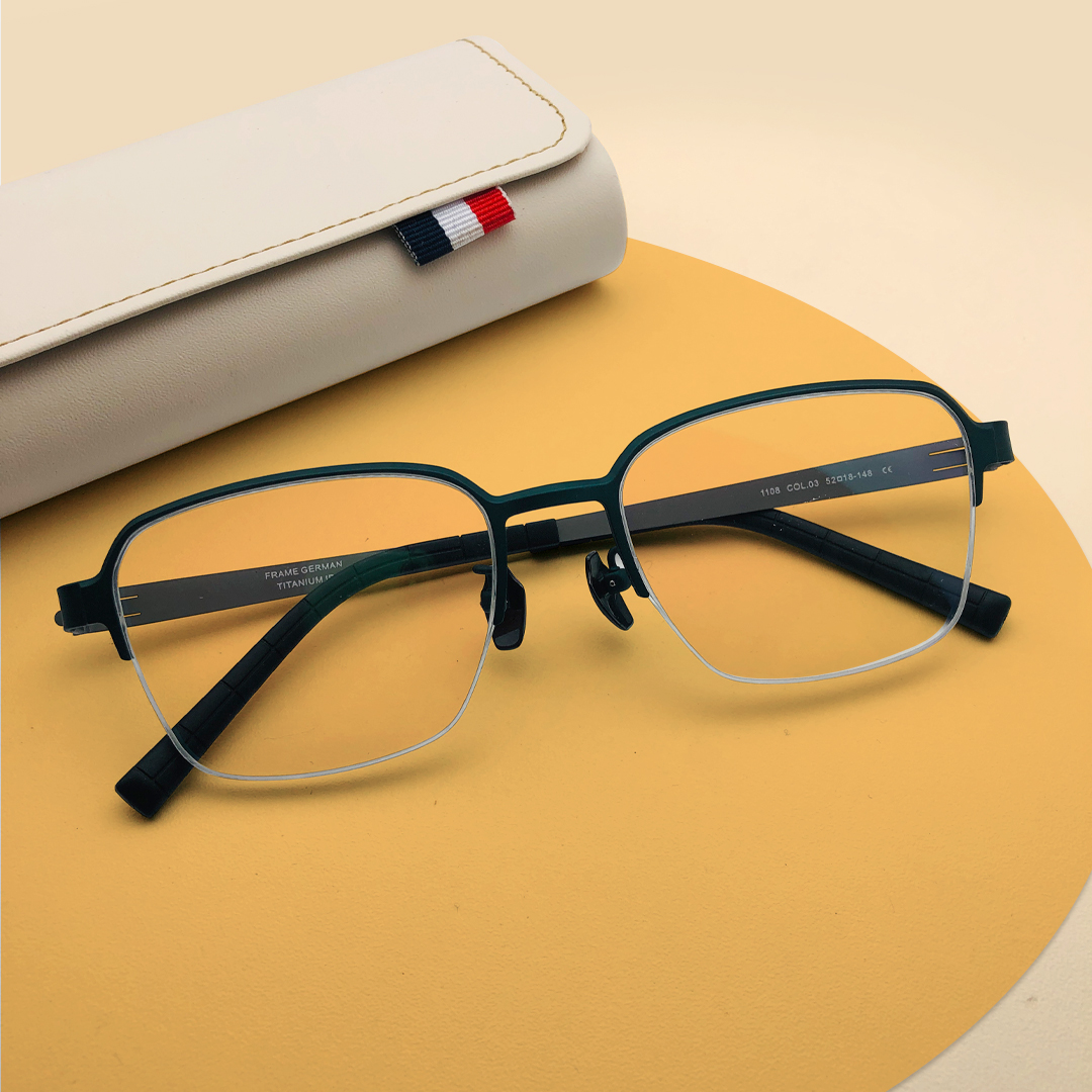 Half Frame Premium Men’s Light weight Eyeglasses