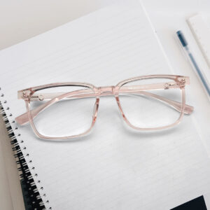 Fashionable Pink Colour Eyeglasses Frame
