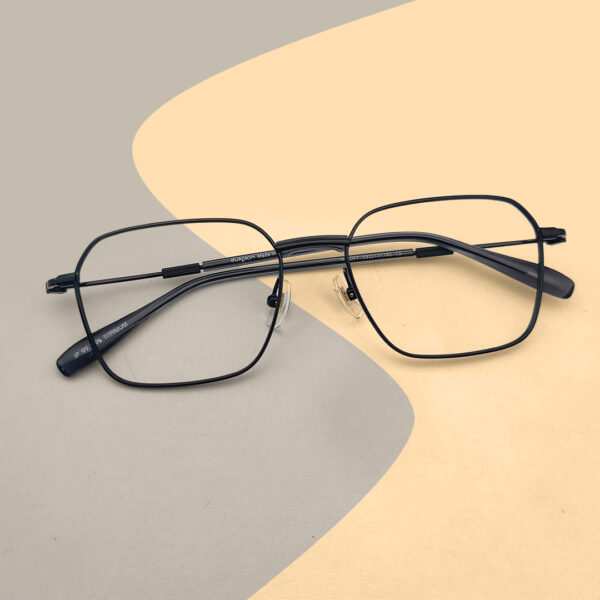 Square Black Colour Men Eyeglass Frame