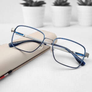 Mixed Color Square Shape Eyeglasses