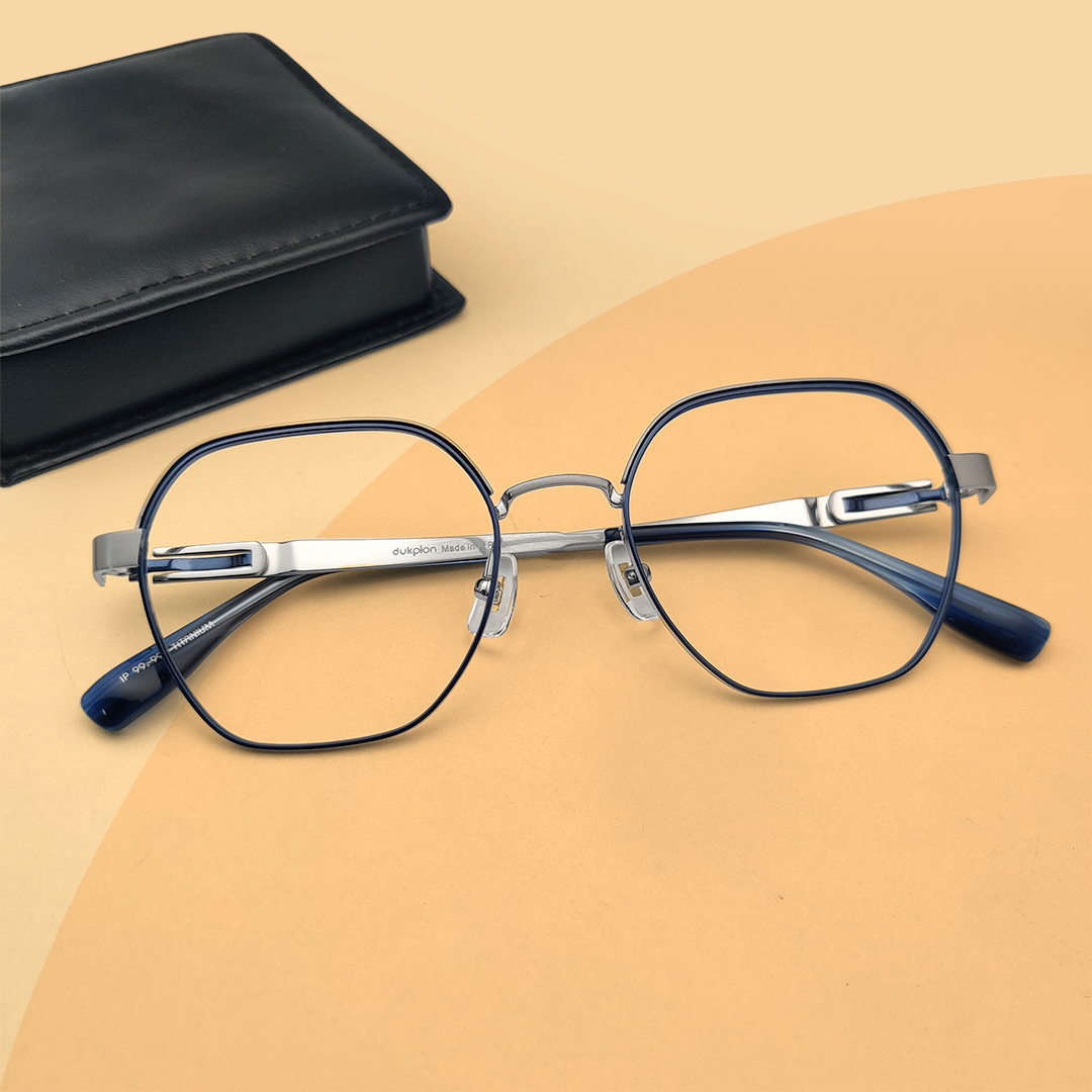 Titanium Body Round Premium Eyeglass Frame