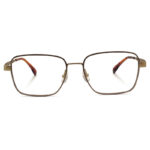 Golden Color Square Shape Eyeglasses